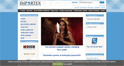 Desktop Screenshot of importex.si
